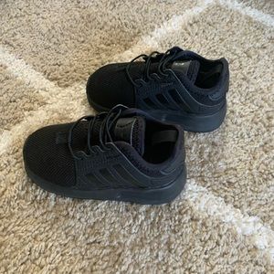 Adidas black shoes toddler